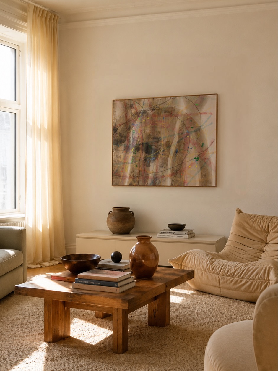 Landscape painting in a wellness clinic